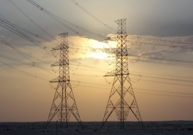 사우디 쿠라야 발전소 연계 Part1 380KV 송전선로 공사 /사진=현대건설