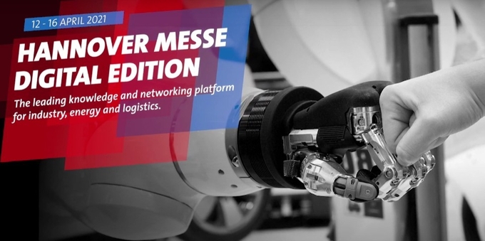 ‘2021 독일 하노버 산업 박람회(Hannover Messe Digital Edition)’ 인트로 캡쳐 영상이미지 