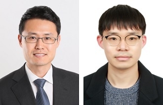 왼쪽부터 전기 및 전자공학부 정재웅 교수, 김충연 박사과정 (사진=KAIST)