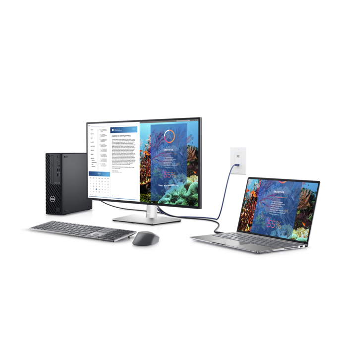 울트라샤프 27 4K USB-C 허브 모니터 U2723QE (사진=델 테크놀로지스)