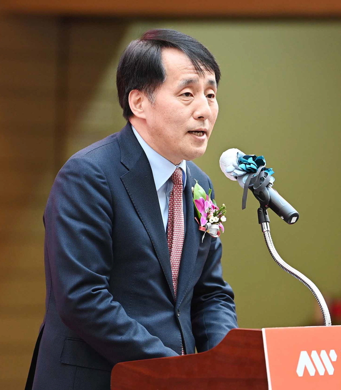 발언 중인 장영진 산업부 제1차관(제공=산업통상자원부)